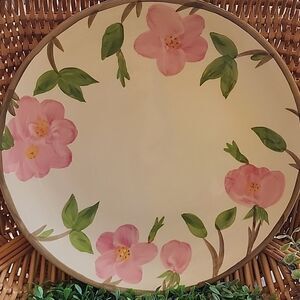 Vintage 90's Franciscan Desert Rose Chop Plate Platter Made In England